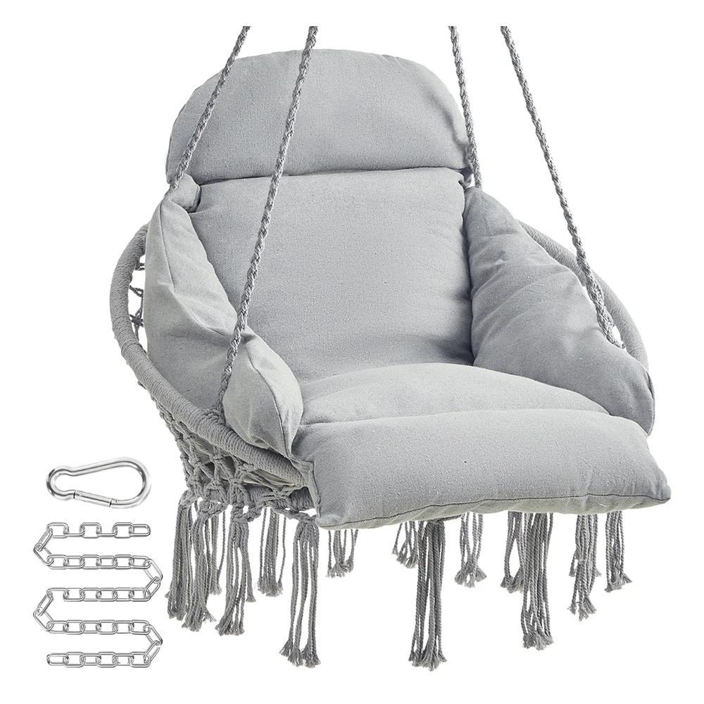 Hanging Chair with Thick Cushion - Image 3