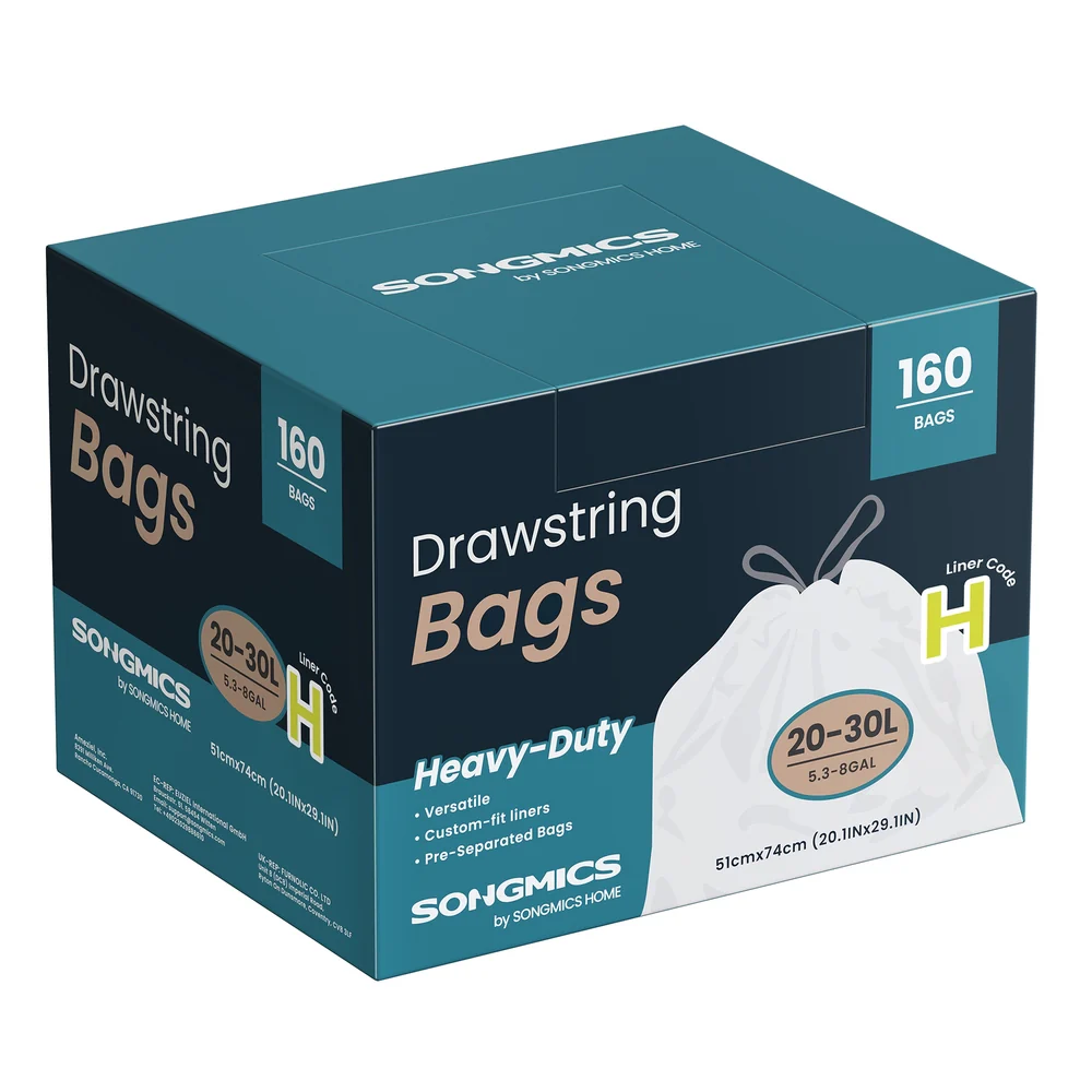 Heavy-Duty Garbage Bags with Drawstrings - Image 4