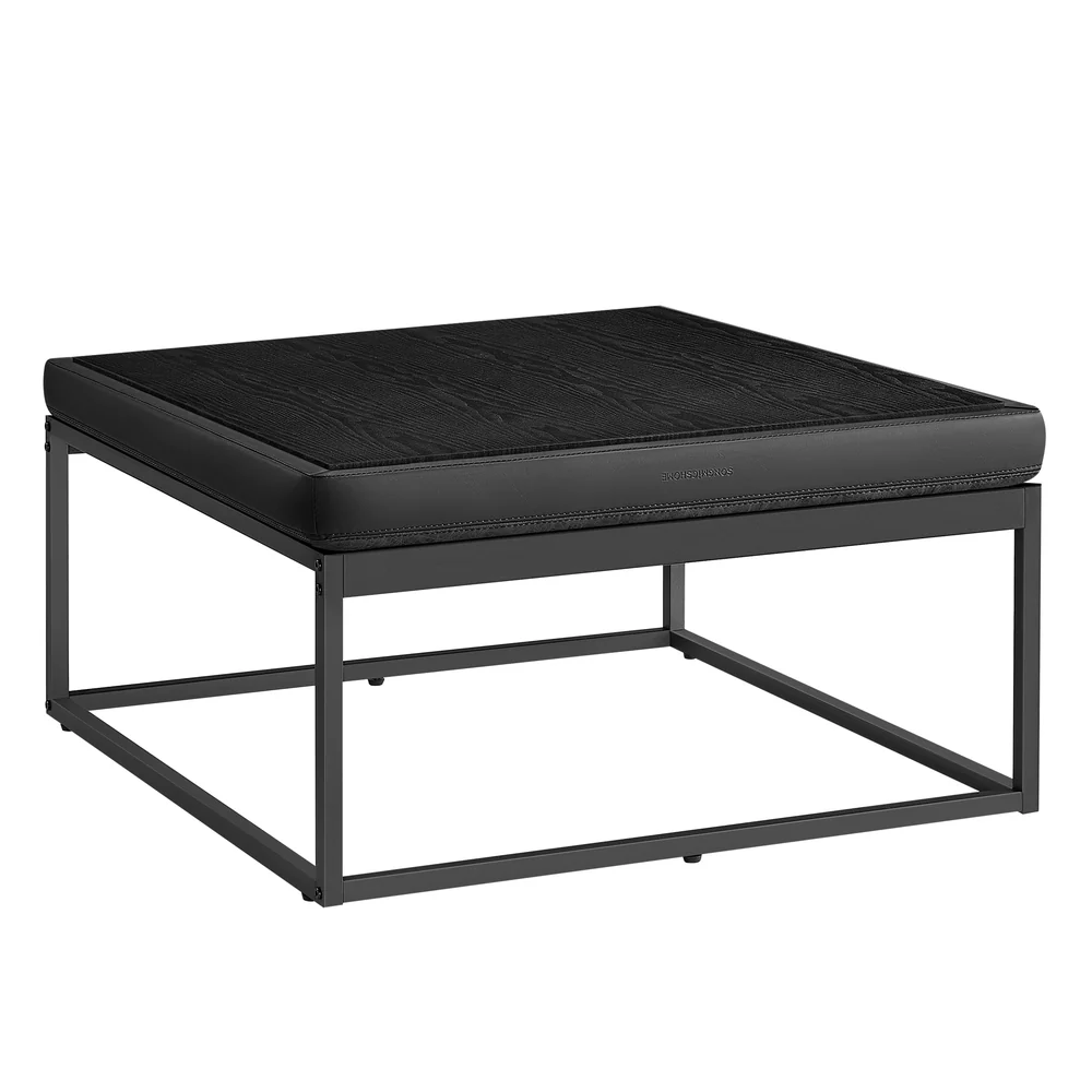 LUIZ Collection - Square Ottoman Footstool with Reversible Top - Image 2