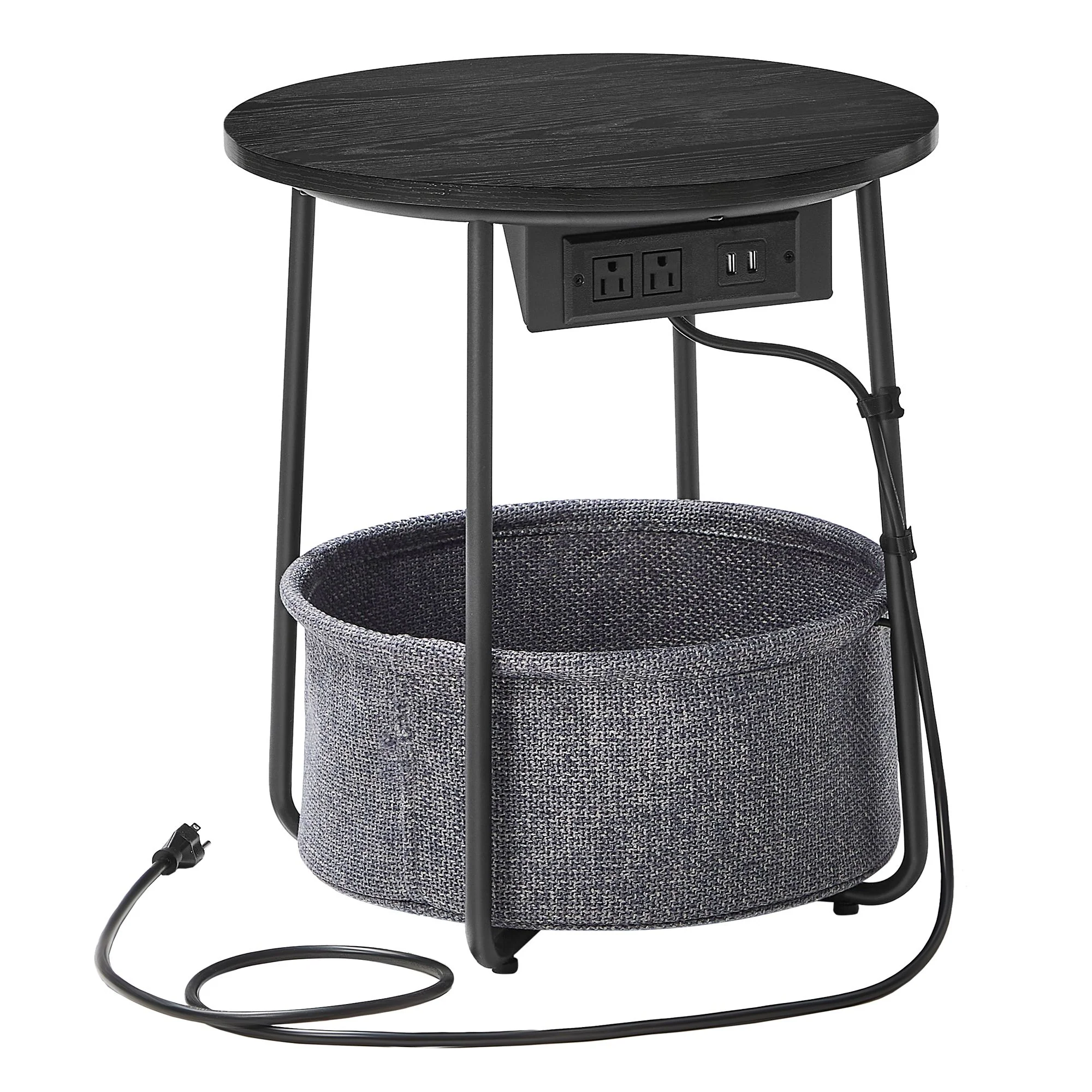 SONGMIC HOME Round Side End Table - Image 2