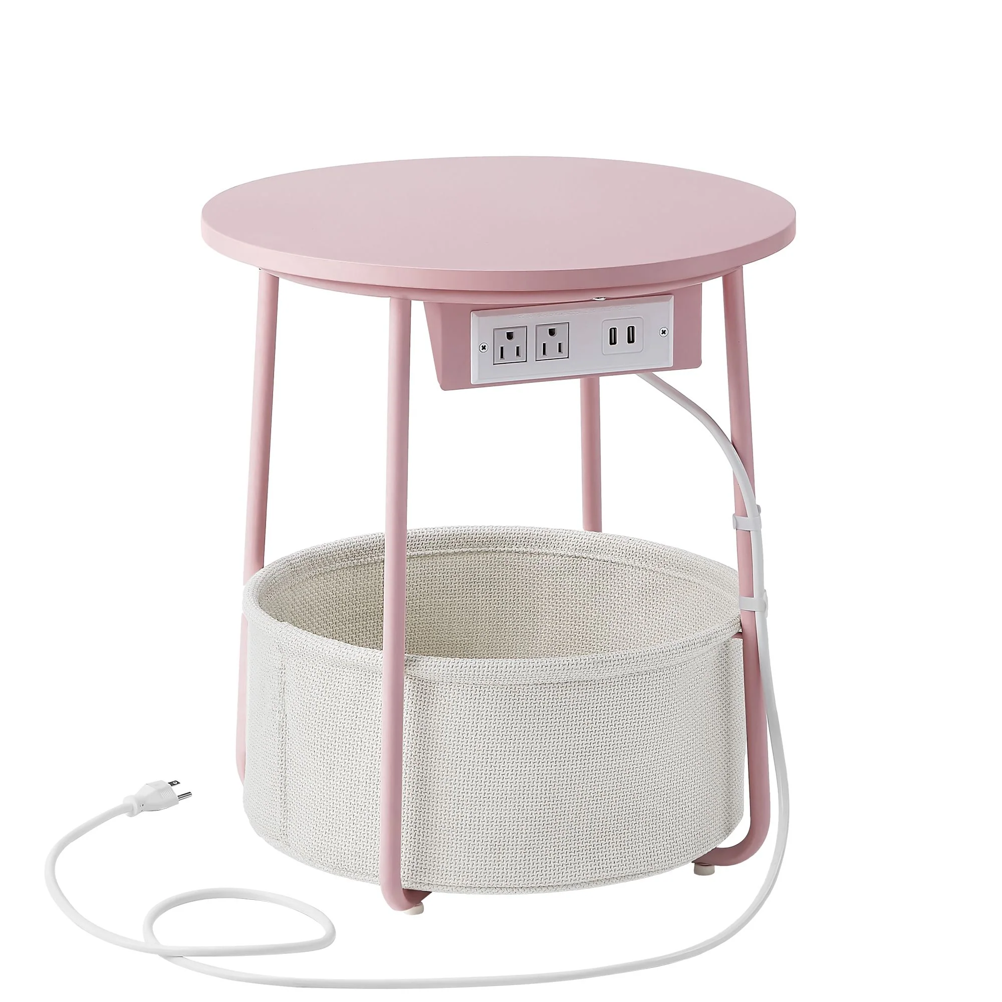 SONGMIC HOME Round Side End Table - Image 5
