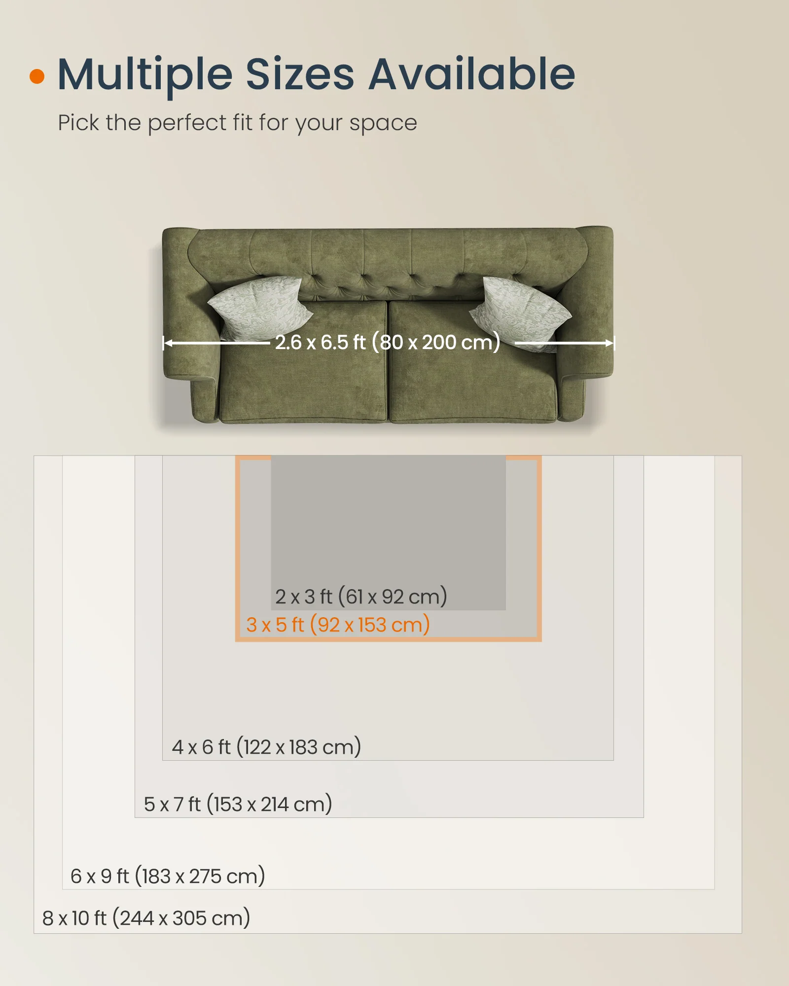 Area rug with non slip design and machine washable - Image 2