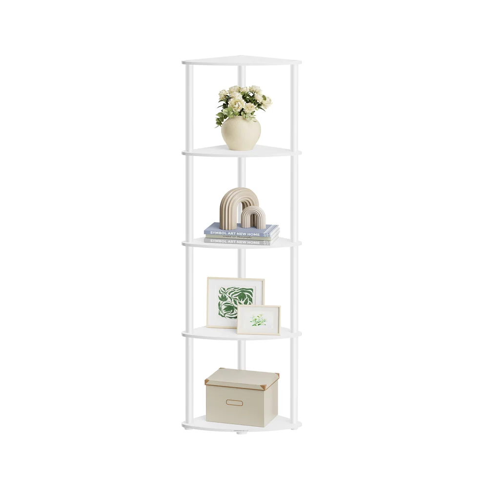 Corner Shelf, Superfast Toolless Assembly, 5-Tier Corner Standing Shelf, Corner Shelf Stand - Image 3