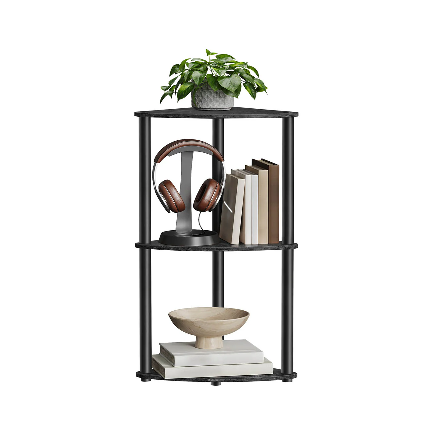 Superfast Toolless Assembly, Corner Shelf Stand