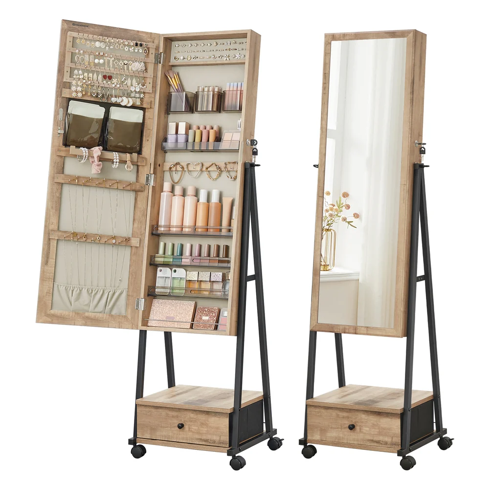Floor-Standing Jewelry Cabinet Armoire - Image 3