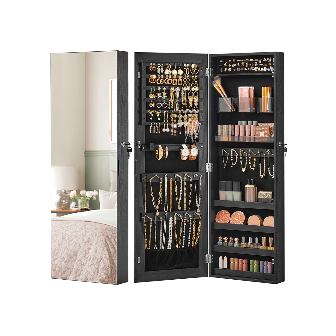 Hanging Jewelry Cabinet Armoire - Image 4
