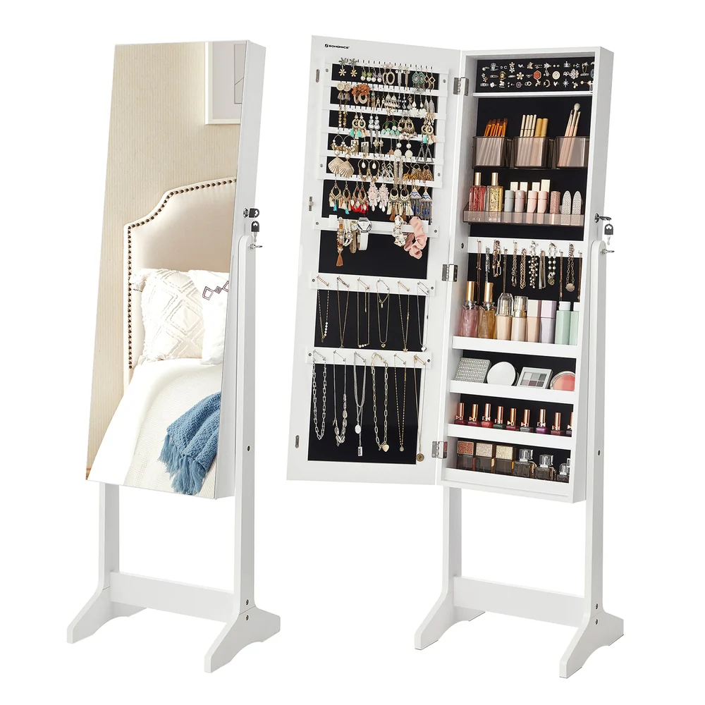 Freestanding Jewelry Cabinet Armoire
