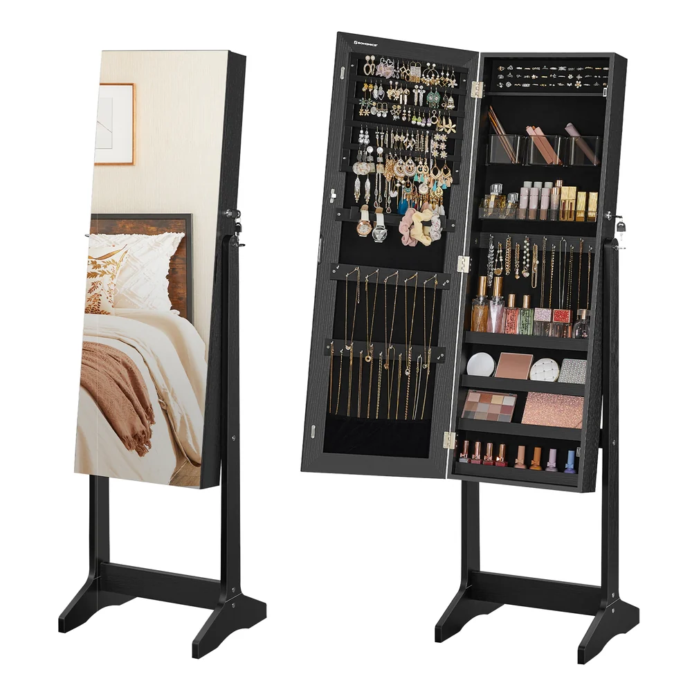 Freestanding Jewelry Cabinet Armoire - Image 3