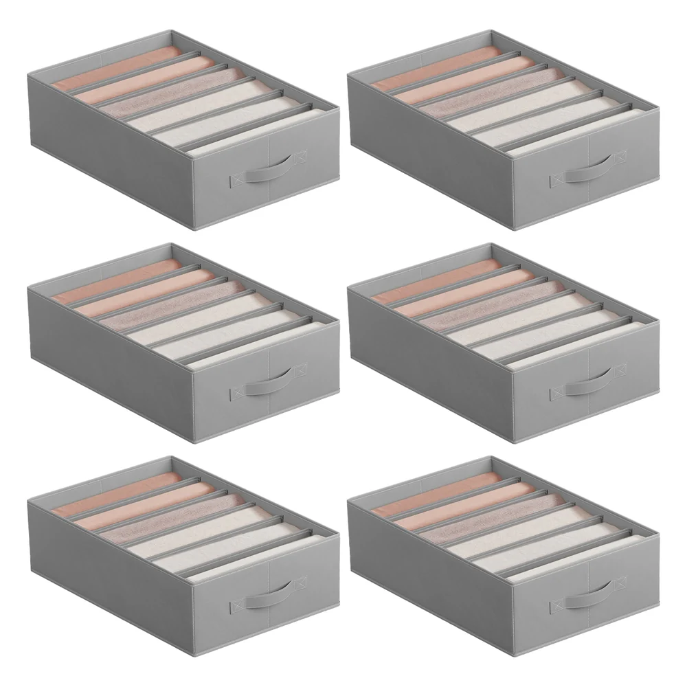 Large 6-Compartment Foldable Clothes Organizers - Image 10