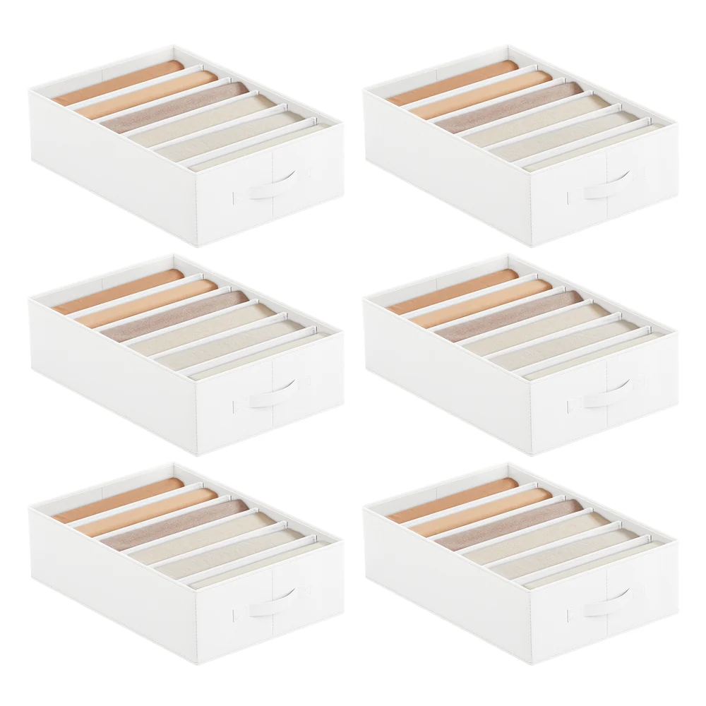 Large 6-Compartment Foldable Clothes Organizers - Image 11
