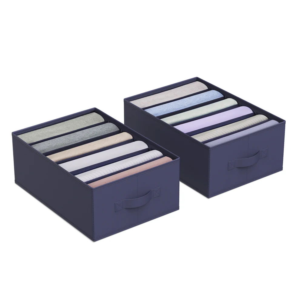 Large 6-Compartment Foldable Clothes Organizers - Image 3
