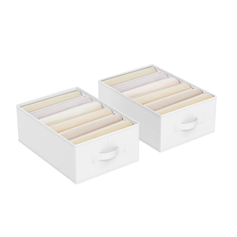 Large 6-Compartment Foldable Clothes Organizers - Image 4