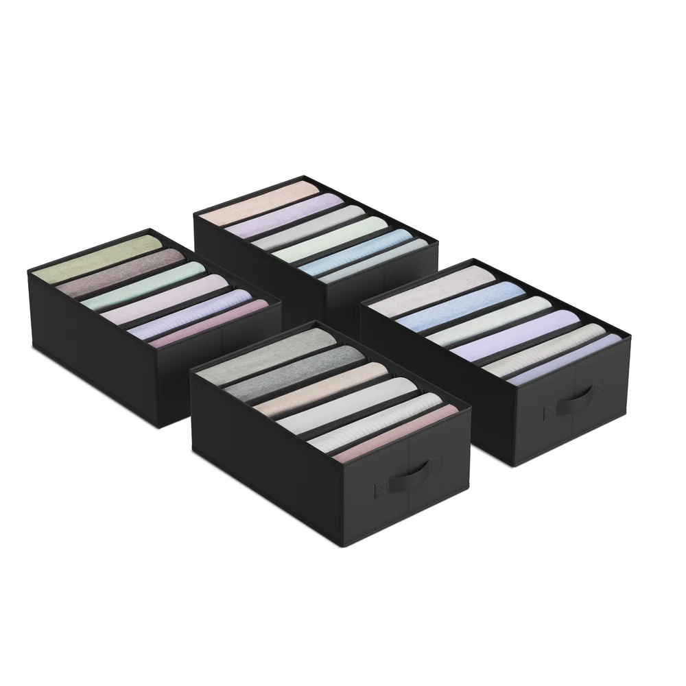 Large 6-Compartment Foldable Clothes Organizers - Image 5