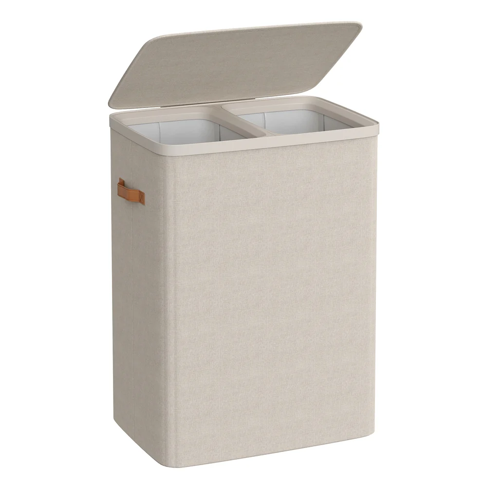 Large laundry hamper with lid and handles - Image 4
