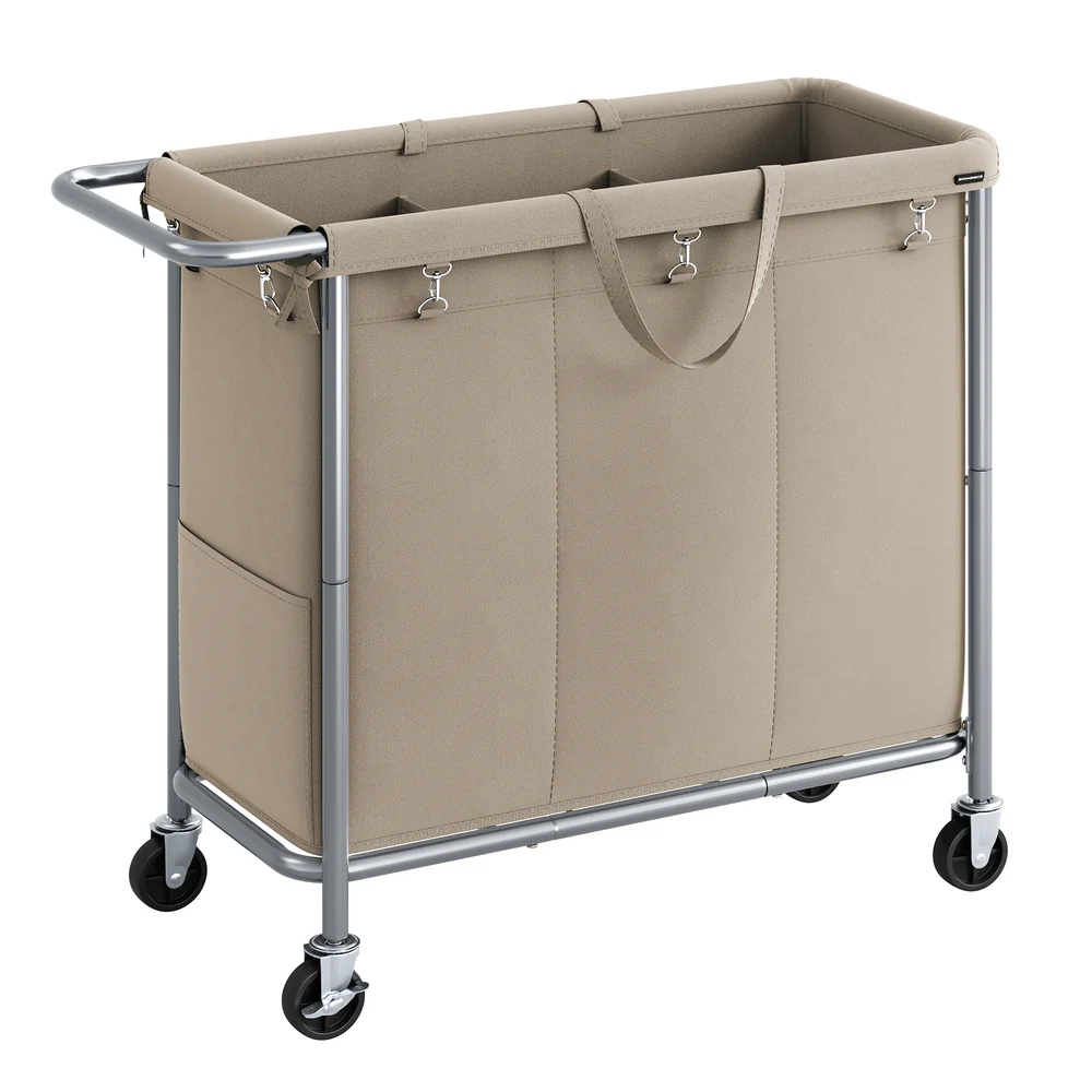 Laundry Basket with Wheels with Removable Liner and Handle - Image 11