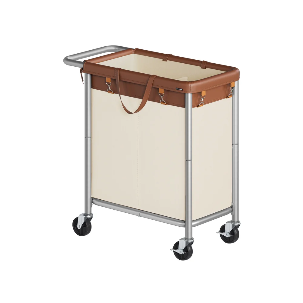 Laundry Basket with Wheels with Removable Liner and Handle - Image 13