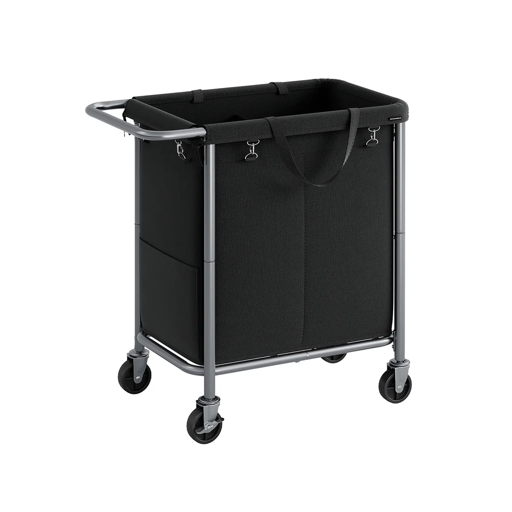 Laundry Basket with Wheels with Removable Liner and Handle - Image 6