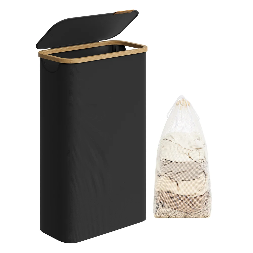 Laundry Hamper with Lid, Slim Laundry Basket - Image 10