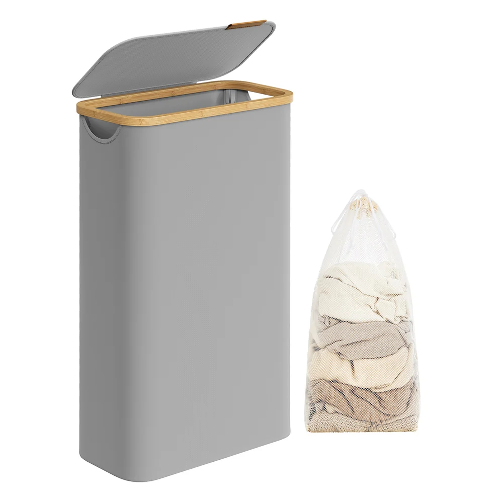 Laundry Hamper with Lid, Slim Laundry Basket - Image 11