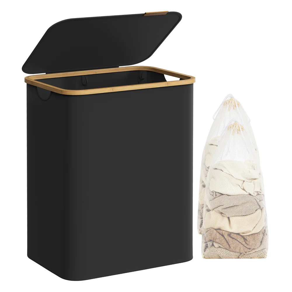Laundry Hamper with Lid, Slim Laundry Basket - Image 13