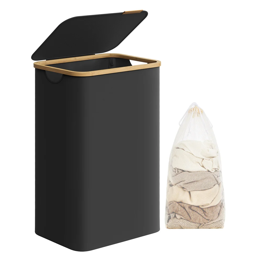 Laundry Hamper with Lid, Slim Laundry Basket - Image 3