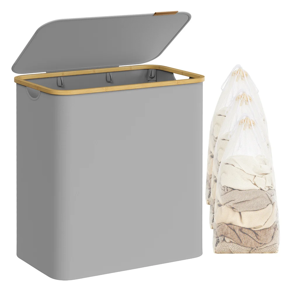 Laundry Hamper with Lid, Slim Laundry Basket - Image 8