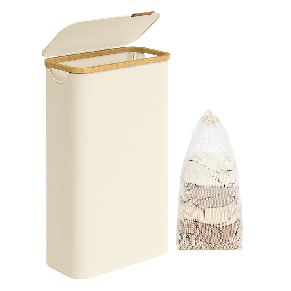 Laundry Hamper with Lid, Slim Laundry Basket - Image 9