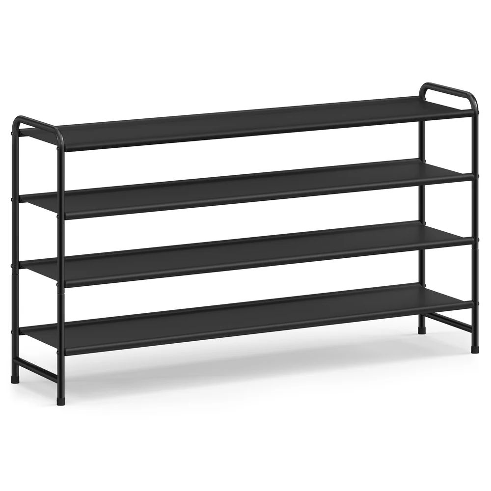 Long shoe rack organizer holds many pairs for closet or entryway - Image 2