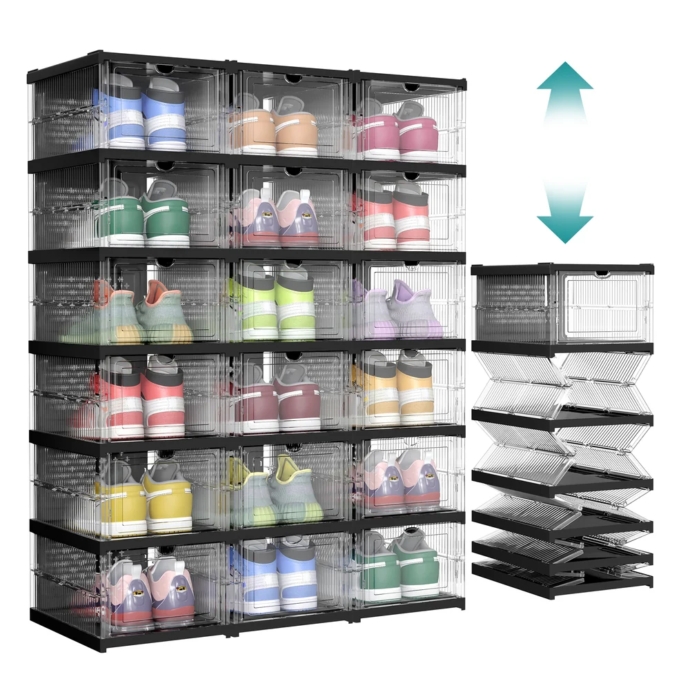 Pack of Stackable Shoe Boxes - Image 3