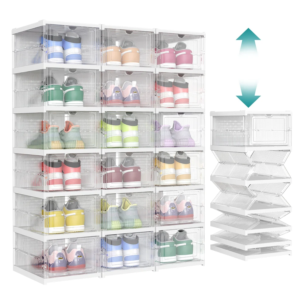 Pack of Stackable Shoe Boxes - Image 4