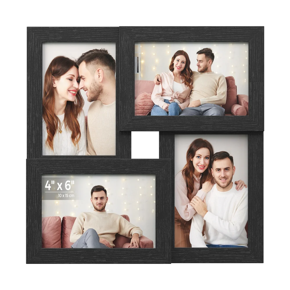 Set of 4 4x6 Collage Picture Frames