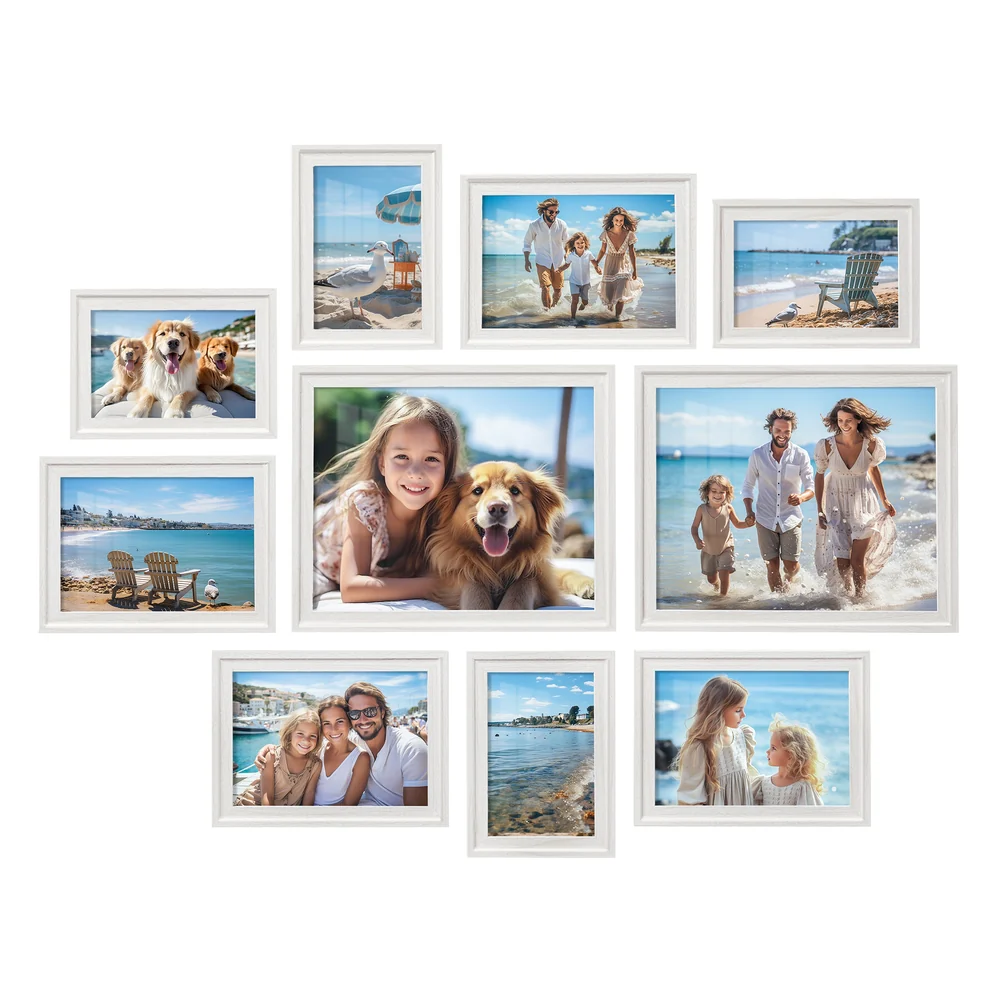 Set of 10 Picture Frames with 16 Mats - Image 3
