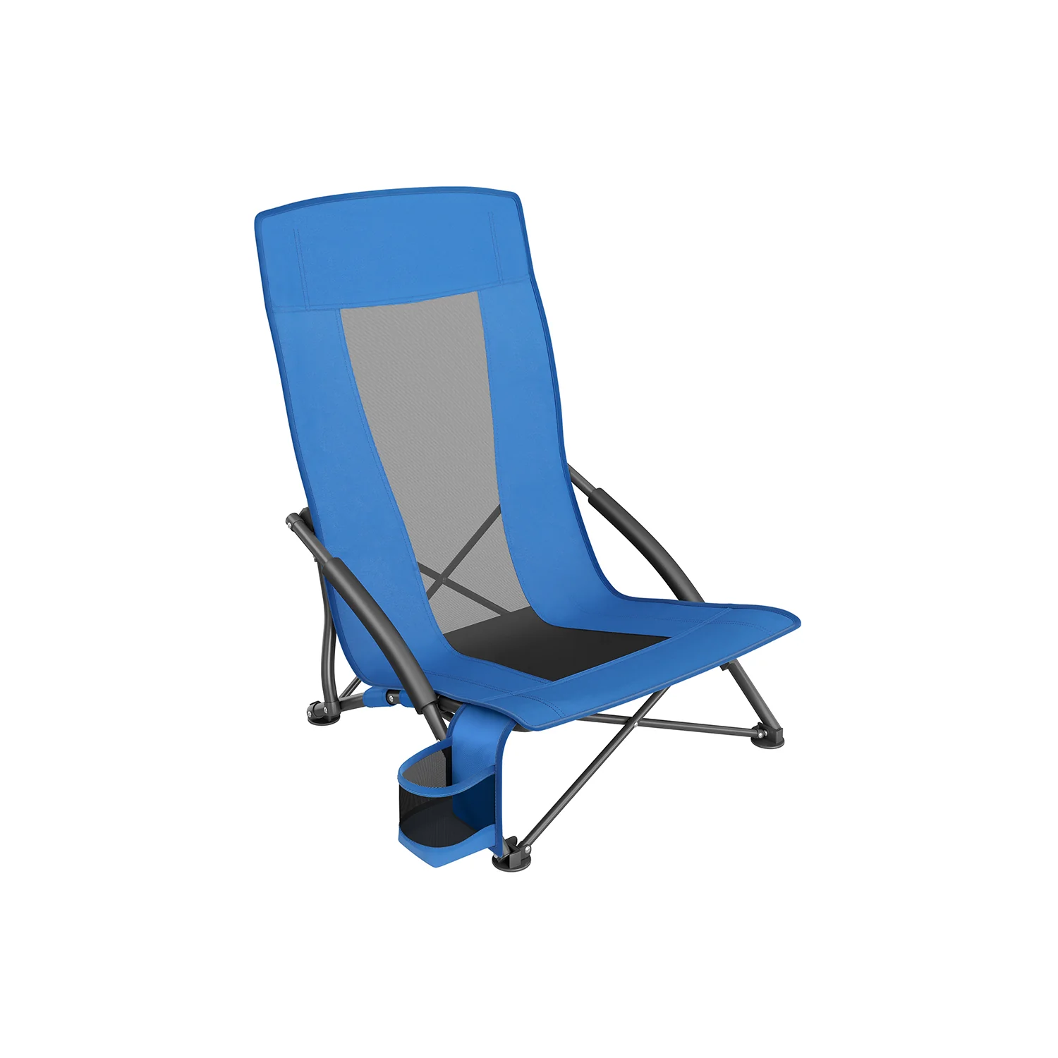 Portable Beach Chair with High Backrest - Image 4