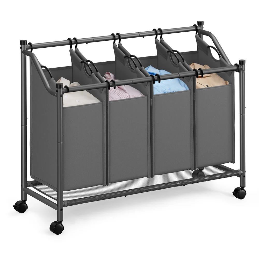 Laundry Sorter with 4 Removable Bags - Image 6
