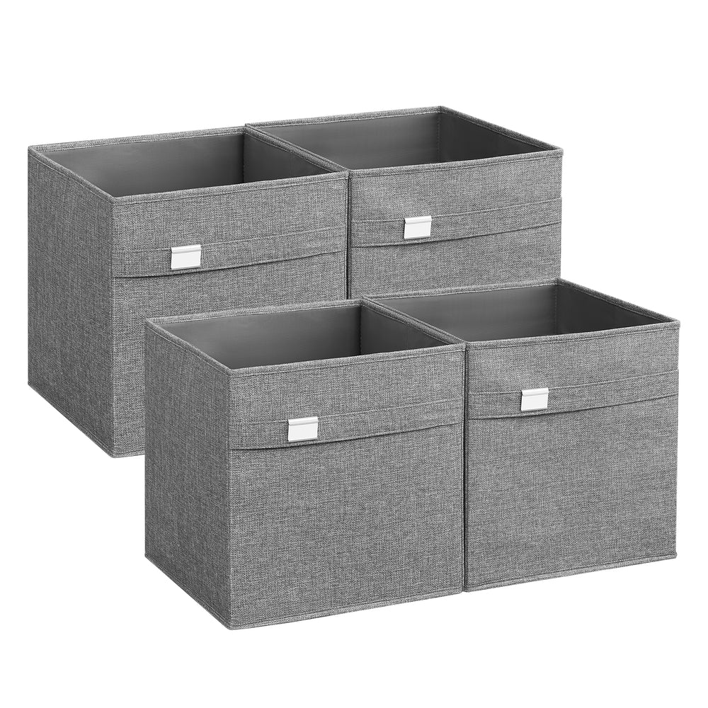 Set of 4 Storage Cubes with Double Handles - Image 8