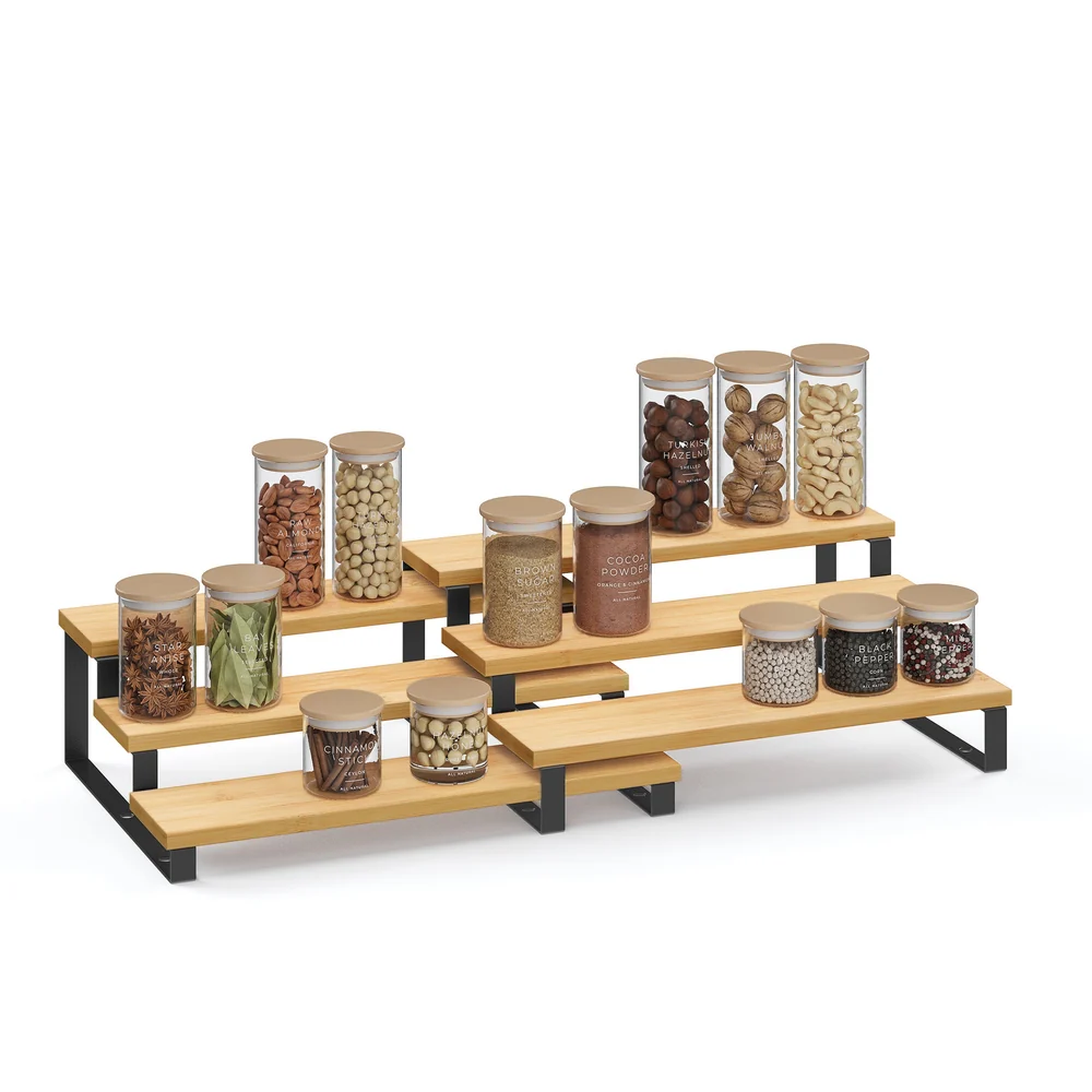 Set of 2 Cabinet Shelf Organizers