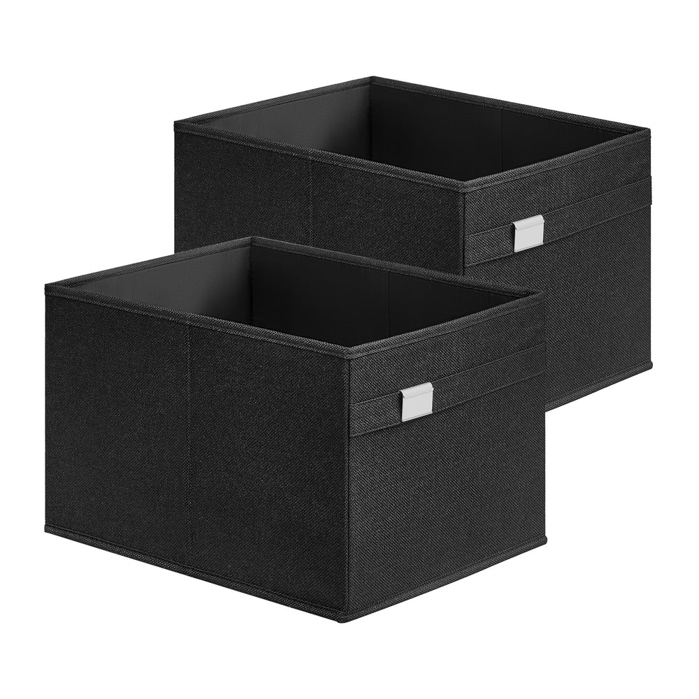 Set of 2 Storage Baskets with Double Handles