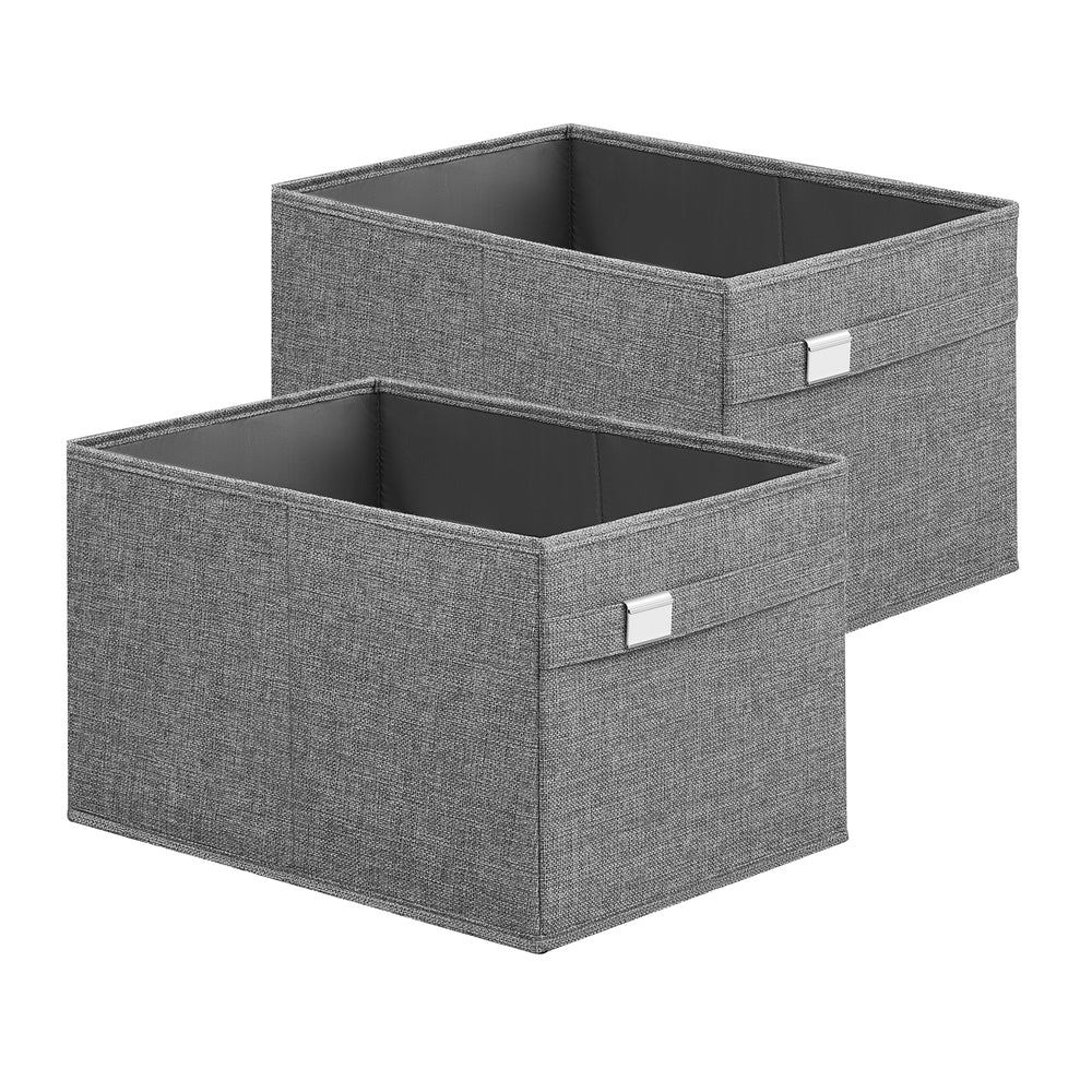 Set of 2 Storage Baskets with Double Handles - Image 2