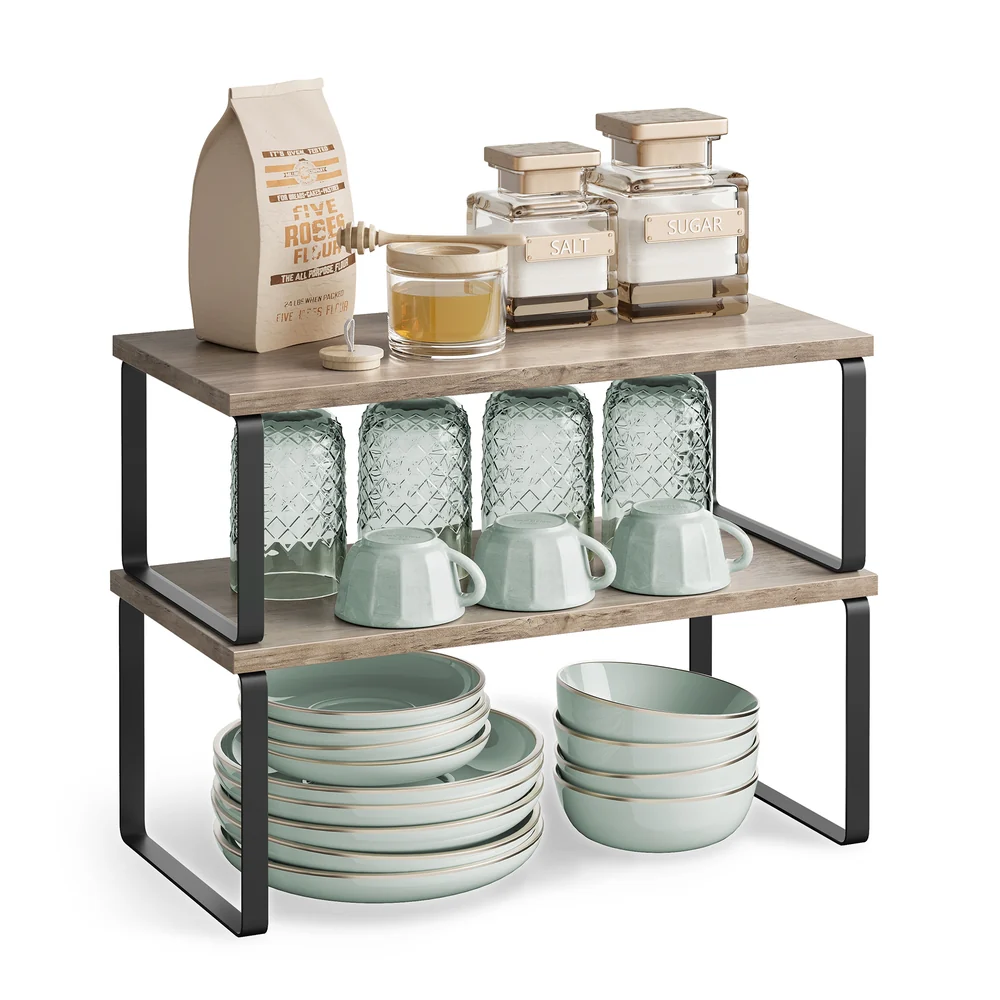 Set of 4 Cabinet Organizer Shelf - Image 10