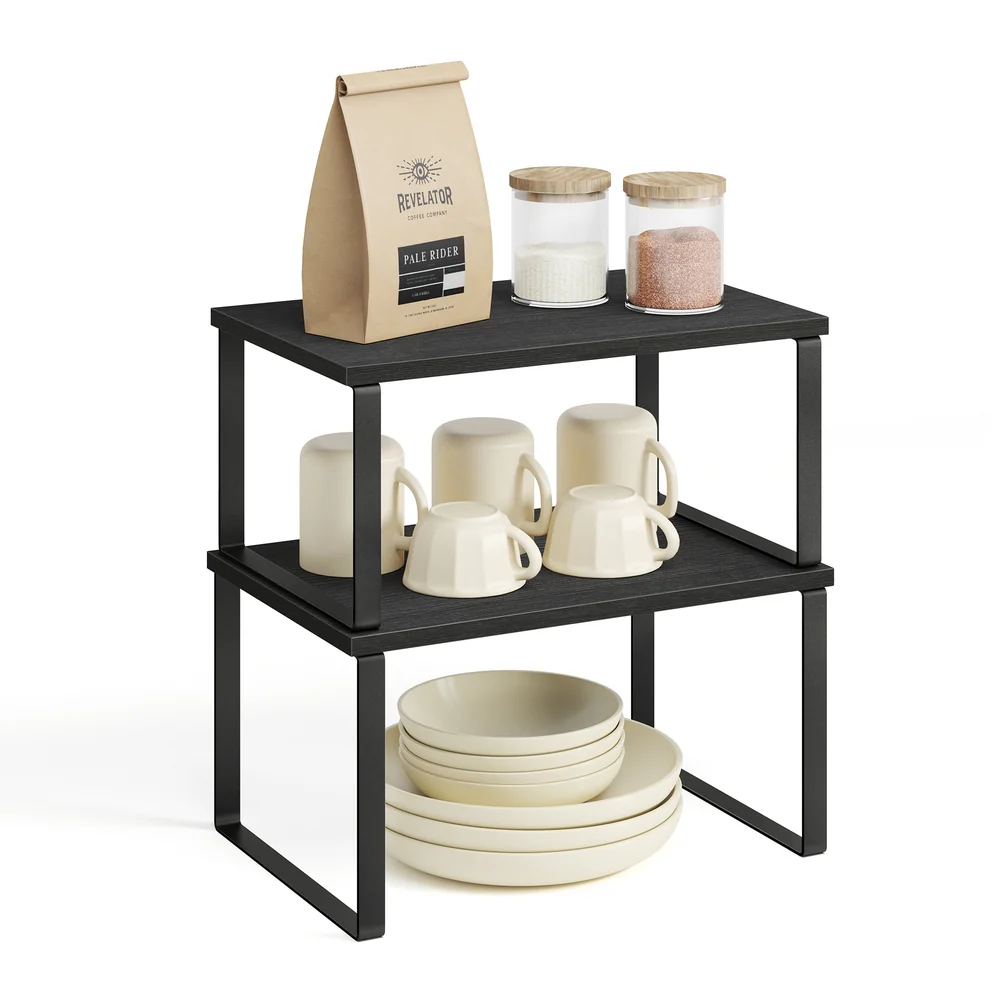 Set of 4 Cabinet Organizer Shelf - Image 4