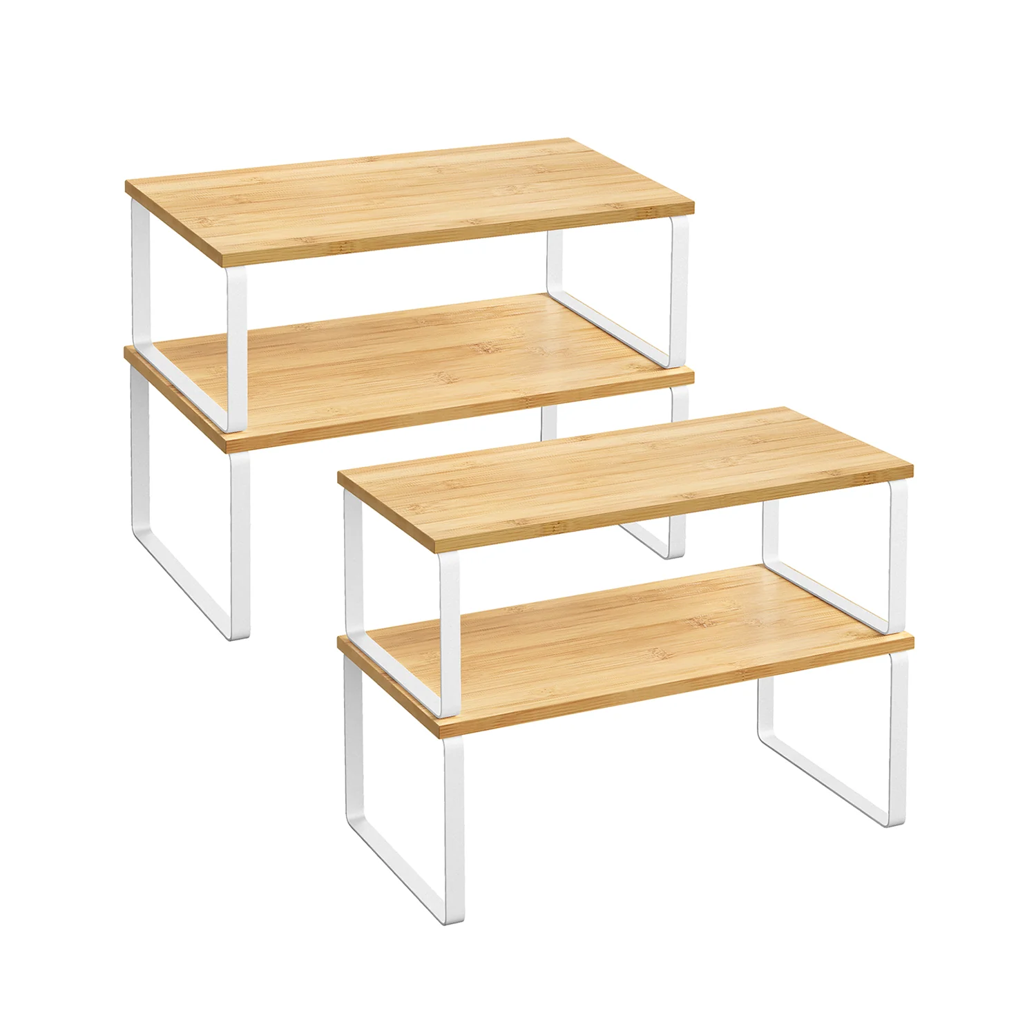Set of 4 Cabinet Organizer Shelf - Image 7