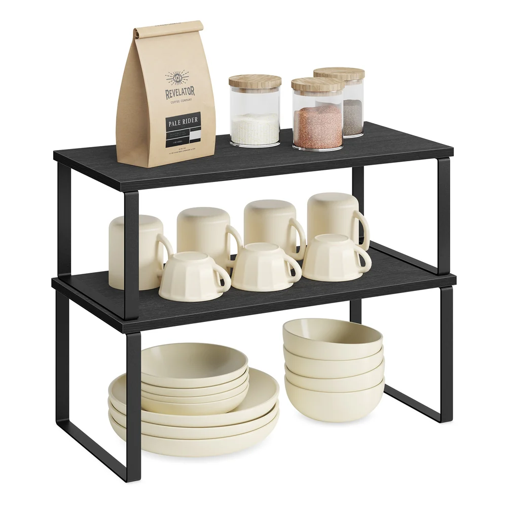 Set of 4 Cabinet Organizer Shelf - Image 9