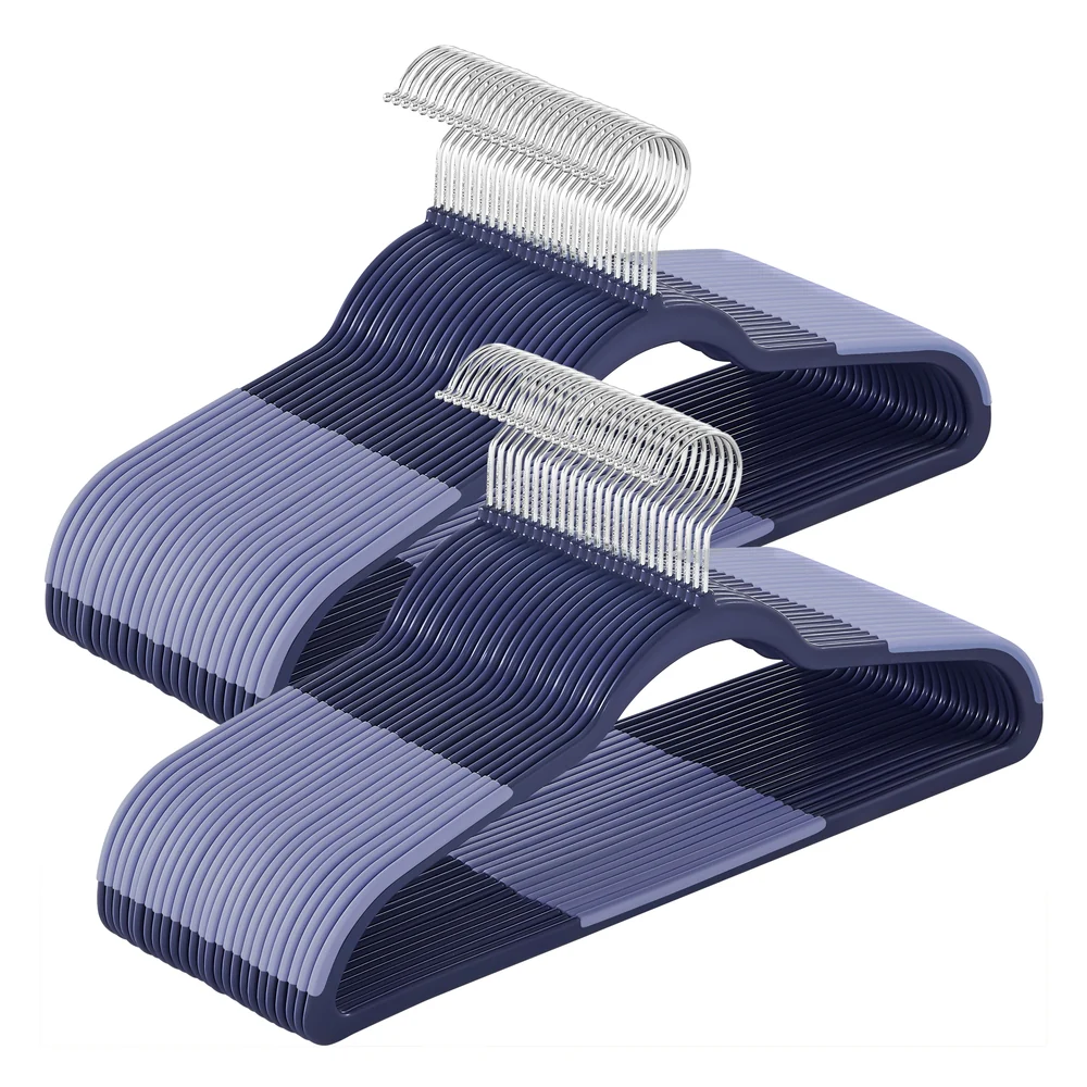 Plastic Non-Slip Clothes Hangers for Wardrobe Space Saving