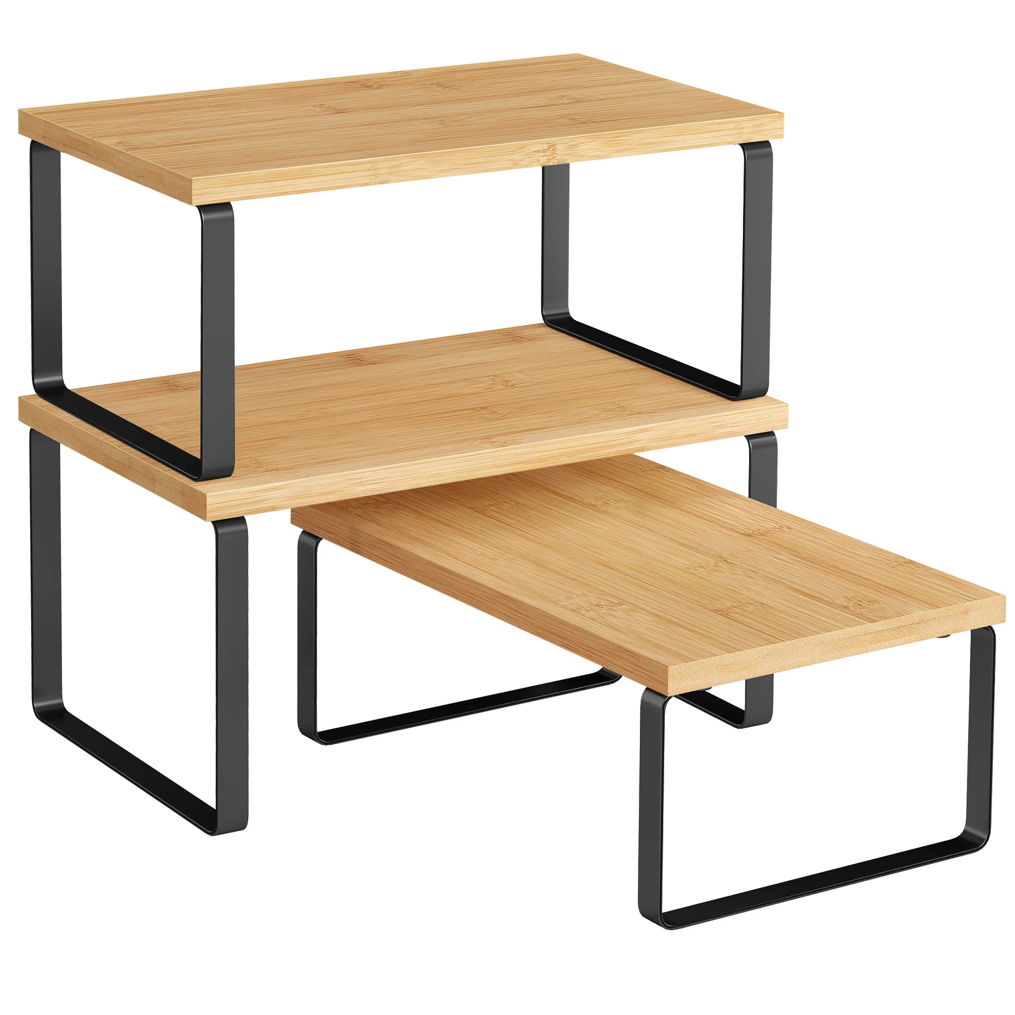 SONGMICS Cabinet Organizer Shelf