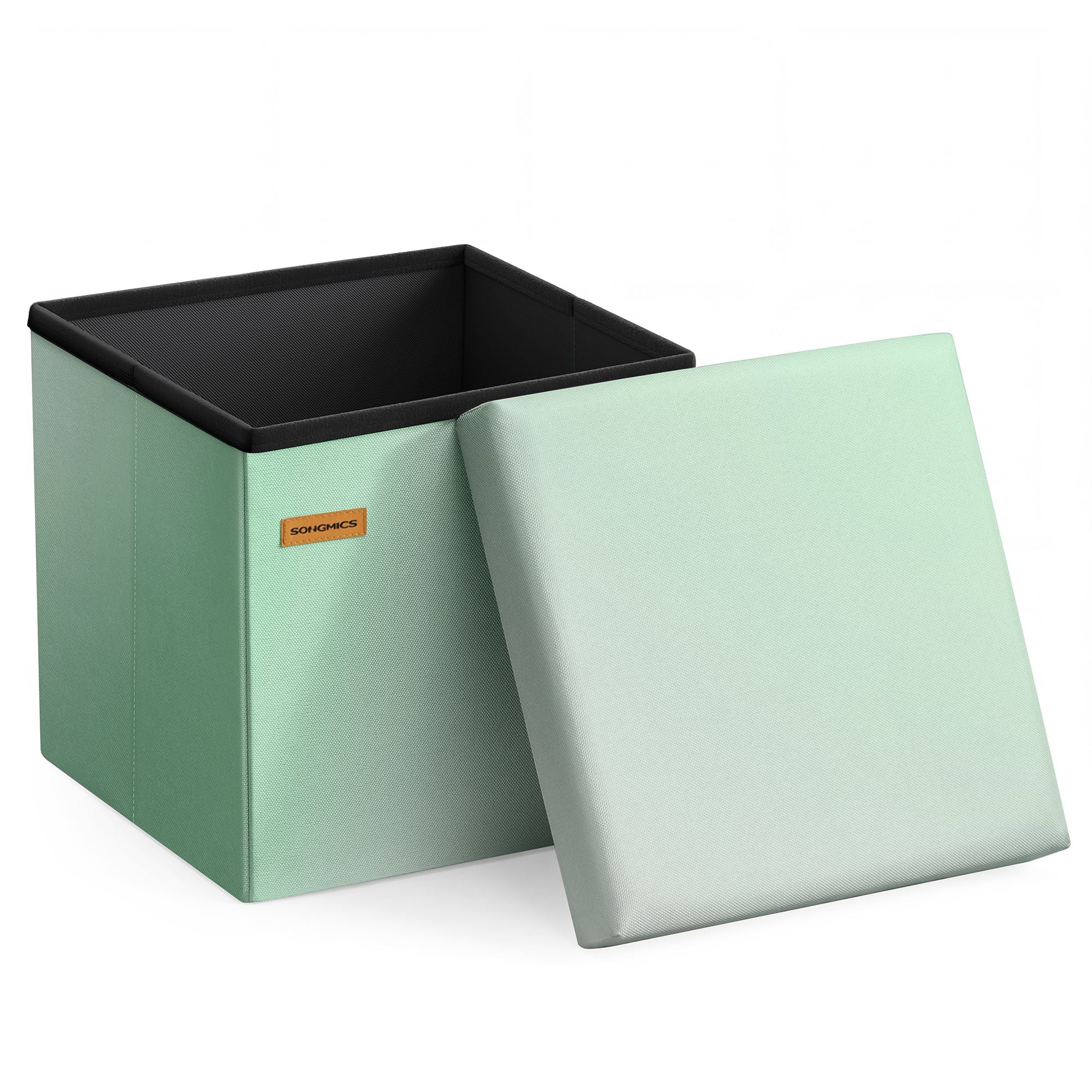 SONGMICS Folding Storage Ottoman Bench - Image 2