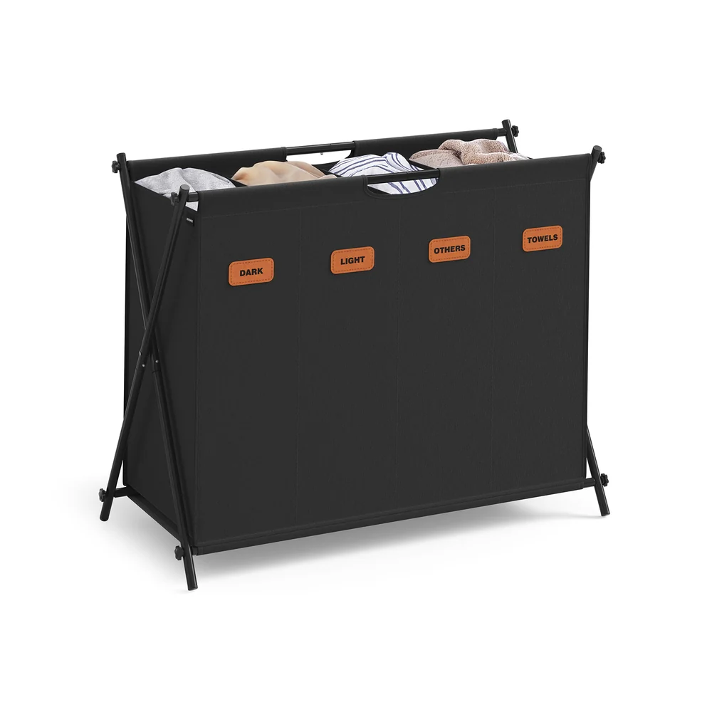 Laundry Hamper with Collapsible X-Frame - Image 3