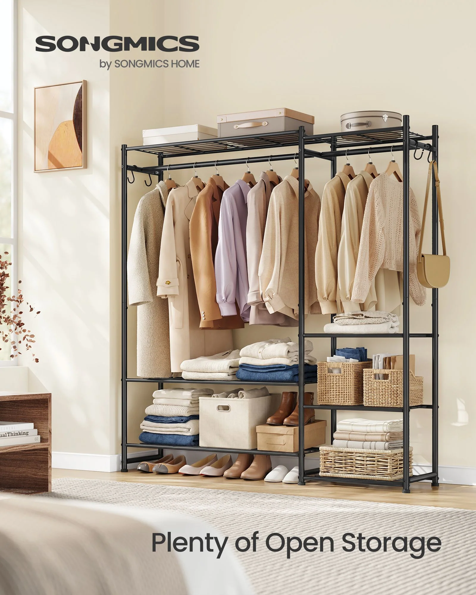 SONGMICS Portable Closet Wardrobe