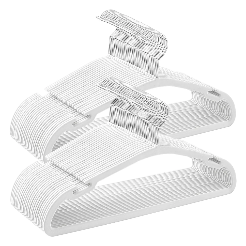 Velvet Hangers 50 Pack with 360° Swivel Hook