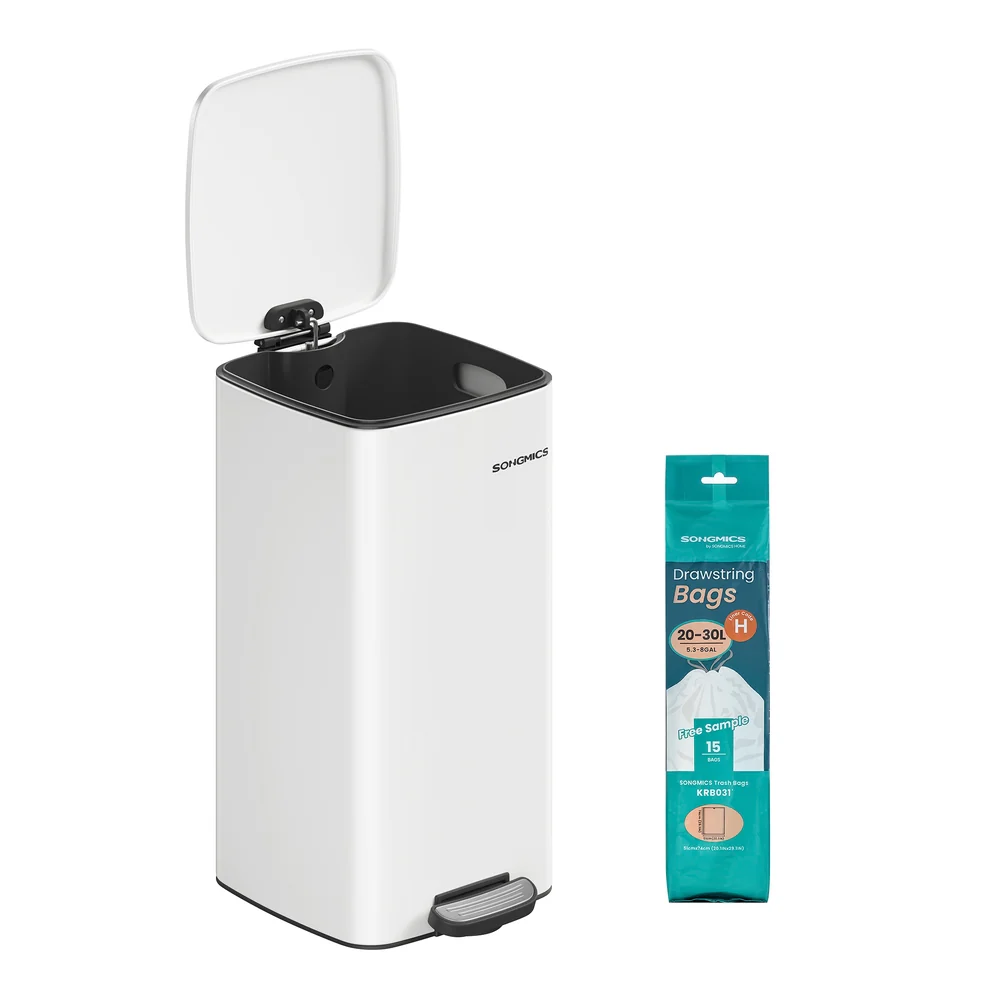 Stainless Trash Can 5.2-Gallon (20 L) with Inner Bucket - Image 6