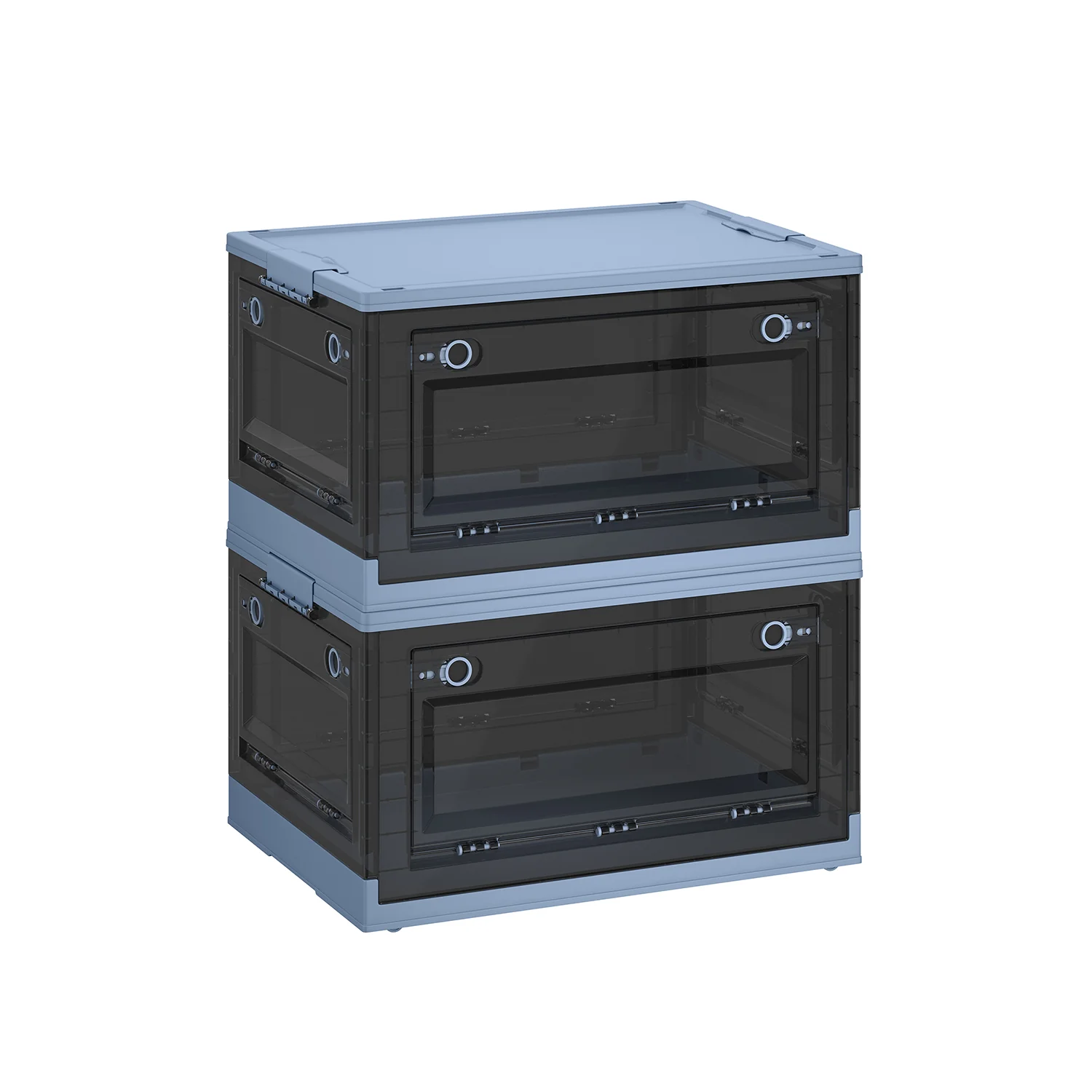 Stackable Storage Bins with Lids and Wheels - Image 10